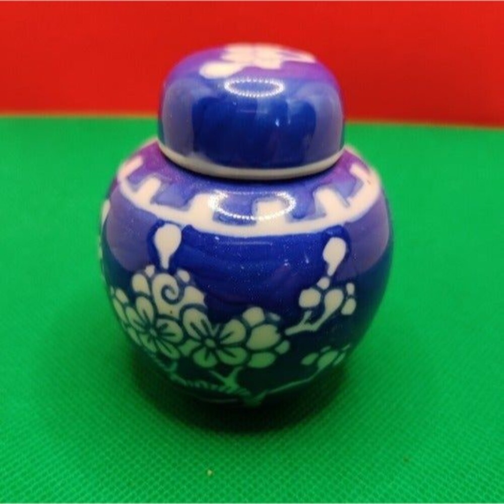 Chinese Blue and White Hand Painted Mini